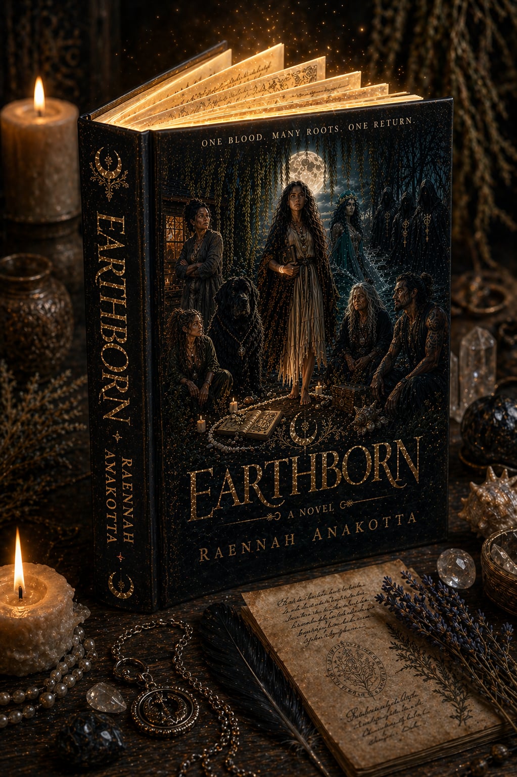 Earthborn character standing illustration